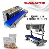 Seladora Automatica Continua Selagem Vertical e Horizontal Seladora Automatica Continua Selagem Vertical e Horizontal