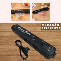 Seladora de Alimentos a Vácuo Automática Bivolt Embaladora Vedação Saco Plastico Conservação