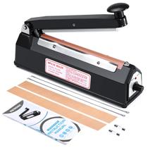 Seladora de bolsas METRONIC 20cm Black Impulse Heat com kit de reparo