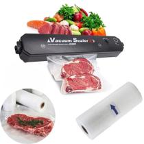 Seladora de Embalagem a Vácuo Portátil de Alimentos Bivolt com Selagem Normal e Delicada B-Max Seladora de Embalagem a Vácuo Portátil de Alimentos Bivolt com Selagem Normal e Delicada B-Max