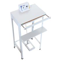 Seladora de Pedal para Líquidos 32 cm com Mesa de Apoio Bivolt R.Baião Seladora de Pedal para Líquidos 32 cm com Mesa de Apoio Bivolt R.Baião