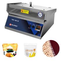 Seladora Industrial Semi Automática 2 Velocidades 40cm Digital TES 400is Inox Sulpack Seladora Industrial Semi Automática 2 Velocidades 40cm Digital TES 400is Inox Sulpack