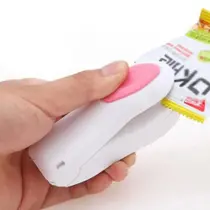 Seladora Manual Maquina Selador Sacole Lacra Alimentos Embalagens Plastico Mini Portatil A Pilha