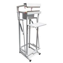 Seladora Pedal de 30cm para Embalagens Aluminizadas de Salgadinhos Picolé Doces Recravada com 2 Datadores 220V Seladora Pedal de 30cm para Embalagens Aluminizadas de Salgadinhos Picolé Doces Recravada com 2 Datadores 220V