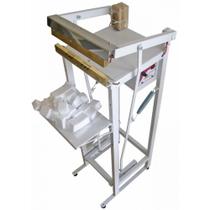 Seladora Pedal para Embalagem Aluminizada Salgadinho Picolé 30cm Recravada com 2 data Isamaq