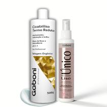 Selagem Organica Cicatriliso Termo Redutor 500g + Spray Termoativo Liso Único 100ml Gaboni