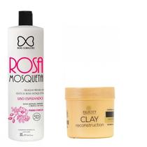 Selagem Rosa Mosqueta Dois Corações 1L + Mascara Clay