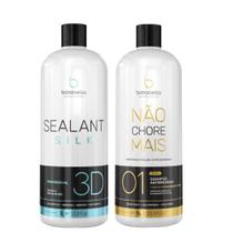 Selagem Sealant Silk 3D 1l + Shampoo Antirresíduos Não Chore Mais 1l