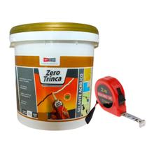 Selante Acrílico De Trincas Fissuras Zero Trinca 1 Kg + Trena 2 Metros