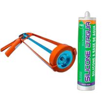 Selante Acrílico Preto Preenche Fissura Trinca C/Aplicador Selante Acrílico Preto Preenche Fissura Trinca C/Aplicador