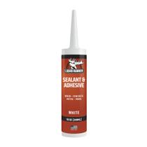 Selante adesivo híbrido de borracha líquida Caulk branco, 1 pacote Selante adesivo híbrido de borracha líquida Caulk branco, 1 pacote