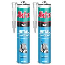 Selante Akfix P645 PU Metal Branco 2x287 ml Selante Akfix P645 PU Metal Branco 2x287 ml