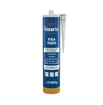 Selante branco cola fixa tudo kisafix 400g Selante branco cola fixa tudo kisafix 400g