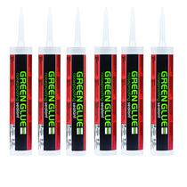 Selante Caulk Green Glue à prova de ruído, 6 tubos de 840 ml com toalhetes Selante Caulk Green Glue à prova de ruído, 6 tubos de 840 ml com toalhetes