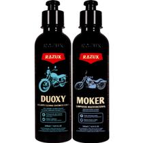 Selante Cerâmico 2 em 1 Limpador Multifuncional Razux Duoxy 240 ml Proteção Brilho para Motos Selante Cerâmico 2 em 1 Limpador Multifuncional Razux Duoxy 240 ml Proteção Brilho para Motos