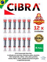 Selante Cola Pu Construção De Poliuretano Cibra Flex 400g Cinza cx 12 Unid. Vedação de Calhas Rufos Alvenarias Pias Telhados Reparos Selante Cola Pu Construção De Poliuretano Cibra Flex 400g Cinza cx 12 Unid. Vedação de Calhas Rufos Alvenarias Pias Telhados Reparos