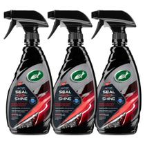 Selante de Cera para Carro Turtle Wax ICE Seal N Shine 473ml Kit com 3