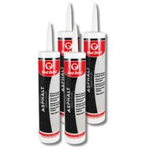 Selante de enchimento de rachaduras de asfalto Red Devil 0637 300 ml (pacote com 4)