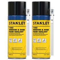 Selante de espuma STANLEY F902 para janelas e portas 360mL (2x350ml) à prova d'água Selante de espuma STANLEY F902 para janelas e portas 360mL (2x350ml) à prova d'água