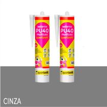 Selante De Poliuretano Pu40 Multiuso 360gr Quartzolit Kit 2