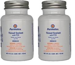Selante de rosca Permatex 80632 com PTFE 120mL branco (pacote com 2) Selante de rosca Permatex 80632 com PTFE 120mL branco (pacote com 2)