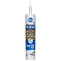 Selante de silicone Caulk GE branco 298 ml à prova d'água, forte adesão Selante de silicone Caulk GE branco 298 ml à prova d'água, forte adesão