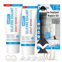 Selante de silicone Caulk & Seal Wadities White 240 mL (2x120 mL) Selante de silicone Caulk & Seal Wadities White 240 mL (2x120 mL)