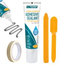 Selante de silicone LUXFINISH 100% impermeável 150mL cinza
