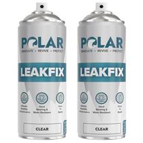 Selante de telhado à prova d'água Polar Clear Leak Fix Spray 400mL x2 Selante de telhado à prova d'água Polar Clear Leak Fix Spray 400mL x2