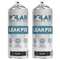 Selante de telhado impermeável Polar Black Leak Fix Spray 400mL x2 Selante de telhado impermeável Polar Black Leak Fix Spray 400mL x2