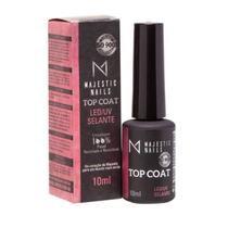 Selante De Unha Top Coat Gel Uv Unha Gel Majestic Nails 10ml