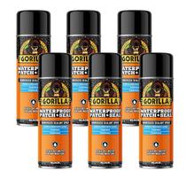 Selante GORILLA Patch & Seal em spray emborrachado preto 6x475ml Selante GORILLA Patch & Seal em spray emborrachado preto 6x475ml