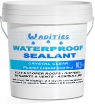 Selante impermeável Wadities Clear 2L (2000 mL) para ambientes internos e externos Selante impermeável Wadities Clear 2L (2000 mL) para ambientes internos e externos