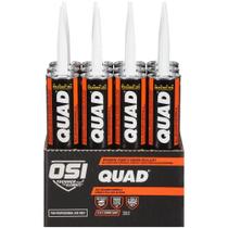 Selante OSI 1642878 Quad White para janelas, portas e revestimentos 300 mL x 12 Selante OSI 1642878 Quad White para janelas, portas e revestimentos 300 mL x 12