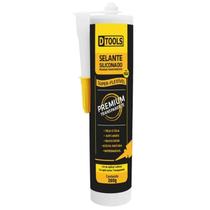 Selante Premium Transparente 260g para Colagens e Vedação - DTOOLS Selante Premium Transparente 260g para Colagens e Vedação - DTOOLS