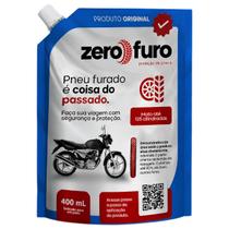 Selante Preventivo Contra Furos Pneu Moto 125CC 400ml Zero Furo Selante Preventivo Contra Furos Pneu Moto 125CC 400ml Zero Furo