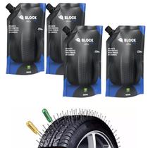 Selante Preventivo P/ Pneus De Pick Up, Vans E Utilitários - Block Car Elite (Kit C/ 4) Selante Preventivo P/ Pneus De Pick Up, Vans E Utilitários - Block Car Elite (Kit C/ 4)