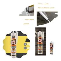 Selante Pu 40 Branco Vidro Madeira Concreto Metal Fixa Cuba
