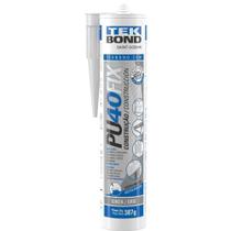 Selante PU 40 FIX Alta Aderência Resistente a Fungos Cinza Tekbond 387G Selante PU 40 FIX Alta Aderência Resistente a Fungos Cinza Tekbond 387G
