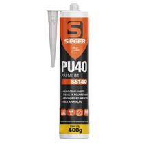 Selante PU 40 Premium Sieger Branco 400g Poliuretano Hibrido