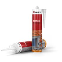 Selante PU Calhas Cinza 400g Embalagem com 12 Unidades Wurth 0892291402 Kit