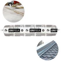 Selante PU40 Cinza Unipega 600ml/800g Vedação e Colagem Multiuso Concreto Metal Madeira Vidro