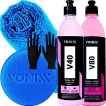 Selante Sintetico Alta Proteção Hidrorrepelência V80 Polidor 4 em 1 Cera Carnauba V40 Vonixx Selante Sintetico Alta Proteção Hidrorrepelência V80 Polidor 4 em 1 Cera Carnauba V40 Vonixx