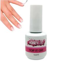 Selante Top Coat Honey Finalizador De Gel Fibra Acrigel