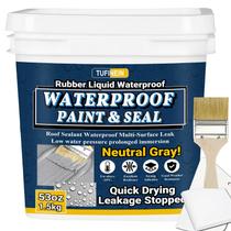 Selante Tufinein Rubber Liquid 1,5 kg impermeável cinza Selante Tufinein Rubber Liquid 1,5 kg impermeável cinza