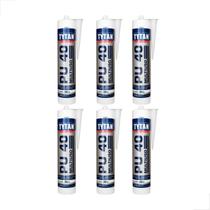 Selante Tytan Pu Fixa Cubas E Espelhos 360g Branco Kit 6Uni