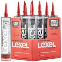 Selantes Sashco Lexel Adhesive Caulk Clear 310 ml (pacote com 12) Selantes Sashco Lexel Adhesive Caulk Clear 310 ml (pacote com 12)