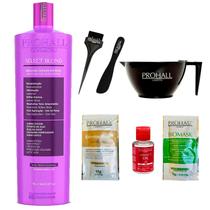 Select Blond Prohall 1 Litro SemFormol +Cumbuca/Espátula/Argan/Sachês Select Blond Prohall 1 Litro SemFormol +Cumbuca/Espátula/Argan/Sachês
