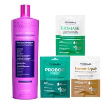 Select Blond Prohall 1L +Cronograma Capilar Premium 3x50g