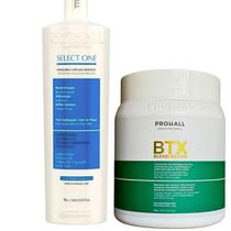 Select One Btx Btox Retexturização da fibra capilar e hidratação profunda reduz Vol 1k Select One Btx Btox Retexturização da fibra capilar e hidratação profunda reduz Vol 1k
